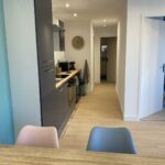 Transformation d’un local professionnel en appartements à Saint-Florentin (89) : salle à manger et cuisine