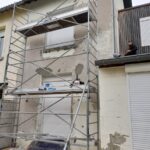 Ravalement de façade à Wasquehal dans le Nord : échafaudage sécurisé