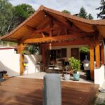 Rénovation de terrasse Saint-Albin-de-Vaulserre : terrasse 2 matériaux au sol
