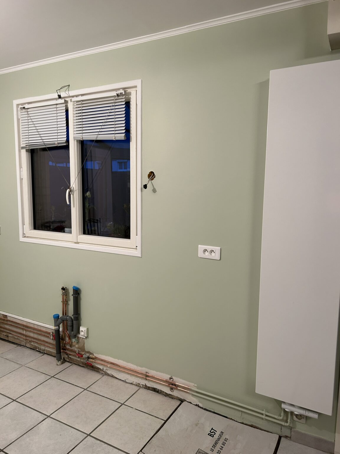 Travaux préparatoires dans une cuisine à Quesnoy-sur-Deûle (59)