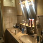 Rénovation salle de bain à Fretin (59) - meuble vasque avant travaux