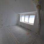 Aménagement de combles à Mouvaux (59) - chambre en cours de rénovation