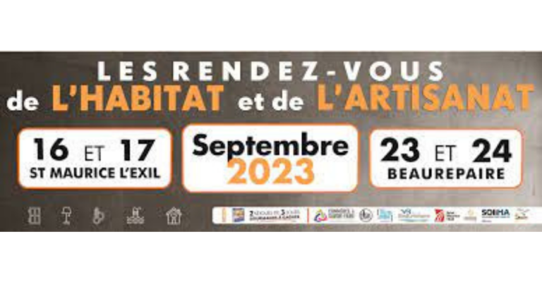 Rendez-vous au Salon Habitat et Artisanat à Saint-Maurice-l’Exil (38)