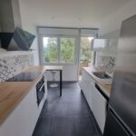 Rénovation totale d'un appartement à Brest : cuisine aménagée