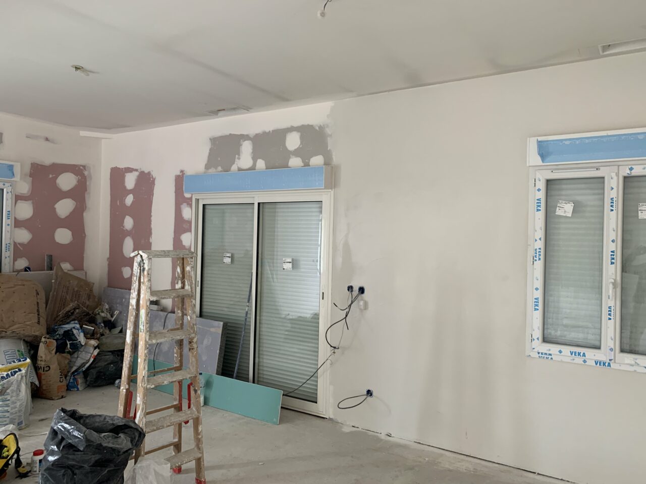 Rénovation complète de maison à Pessac (33) - bande de placo