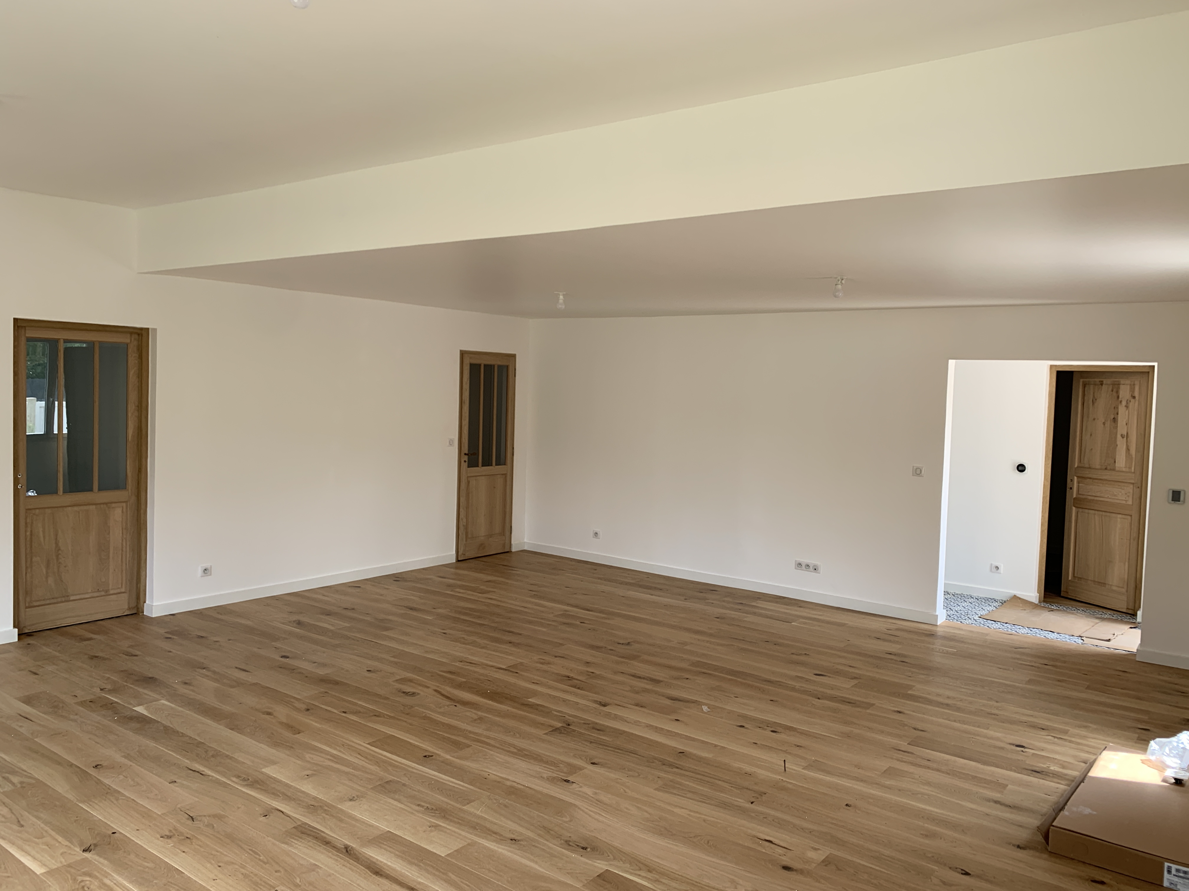 Rénovation complète de maison à Pessac (33) - grande pièce à vivre