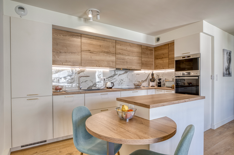 Rénovation d’un appartement à Annecy (74) - cuisine rénovée