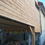Extension d’une maison à Hanches (28) - revêtement extérieur