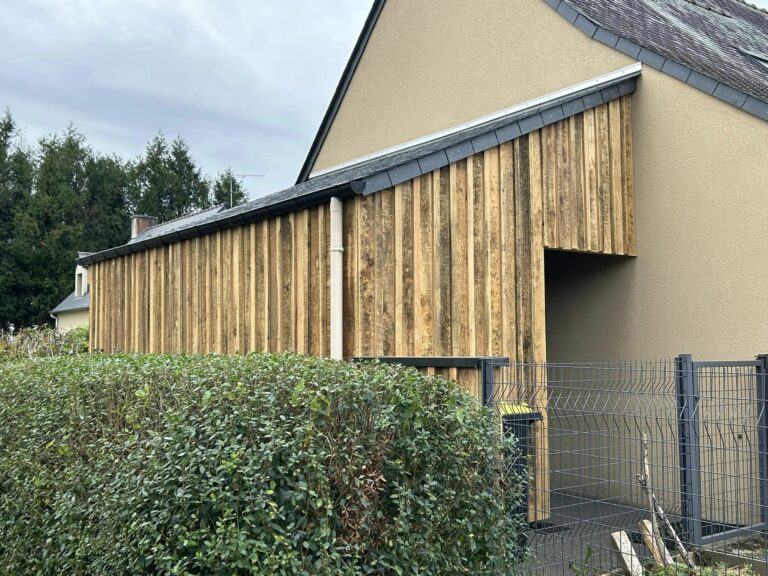 Aménagement d’un garage et création de carport à Fougères (35)