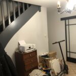 Rénovation partielle de maison à Vert-en-Drouais (28) - entrée et escalier