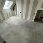 Rénovation d’une maison pour créer des biens locatifs à Allaire (56) - placo posé