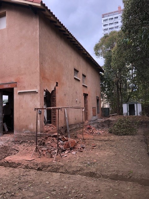 Rénovation et extension de maison à Toulouse : en cours d'agrandissement