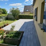 Aménagement d'une terrasse à Fougères (35) - terrasse finalisée