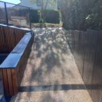 Aménagement d'une terrasse à Fougères (35) - rampe d'accès