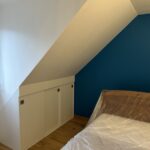 Rénovation de maison à Montigny-le-Bretonneux (78) - chambre et nouveaux rangements