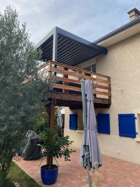 Extension de maison et création d’un balcon à Voiron (38) - balcon