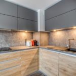 Rénovation d’un appartement à Collonges-sous-Salève (74) - grande cuisine équipée