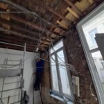 Rénovation énergétique d’un appartement locatif à Lille (59) - intérieur en cours de rénovation