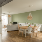 Rénovation complète de maison à Vannes (56) - grande pièce de vie rénovée