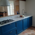 Rénovation de maison à Leynes (71) : cuisine rénovée