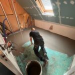 Rénovation complète d’une salle de bain à Comines (59) - en cours de rénovation