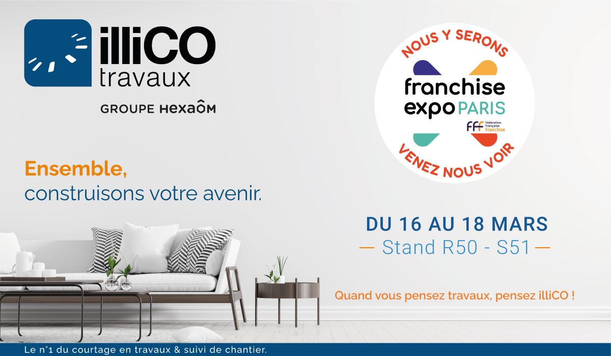 Nouvelle participation d’illiCO travaux à Franchise Expo Paris 2024 !