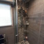 Rénovation d'une douche à l'italienne à Roncq (59) : ancienne salle de douche