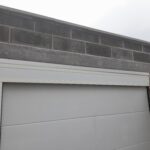 Reprise d'un linteau de garage à Wasquehal (59) - linteau blanc
