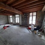 Rénovation partielle d'une maison à Wervicq-Sud (59) - grande pièce de vie avant travaux