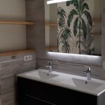 Rénovation de salle de bain à Cholet (49) - meuble vasque