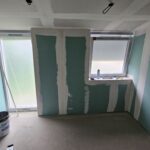 Rénovation de salle de bain à Hautmont (59) - pose du placo et changement des ouvertures