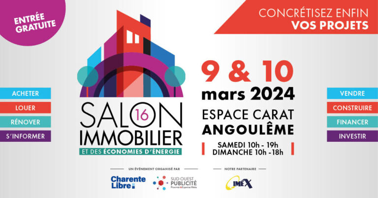 Participez au Salon de l’Immobilier et des Économies d’Énergies de Charente !