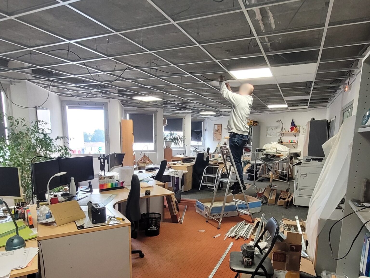 Rénovation de bureau à Cholet (49)