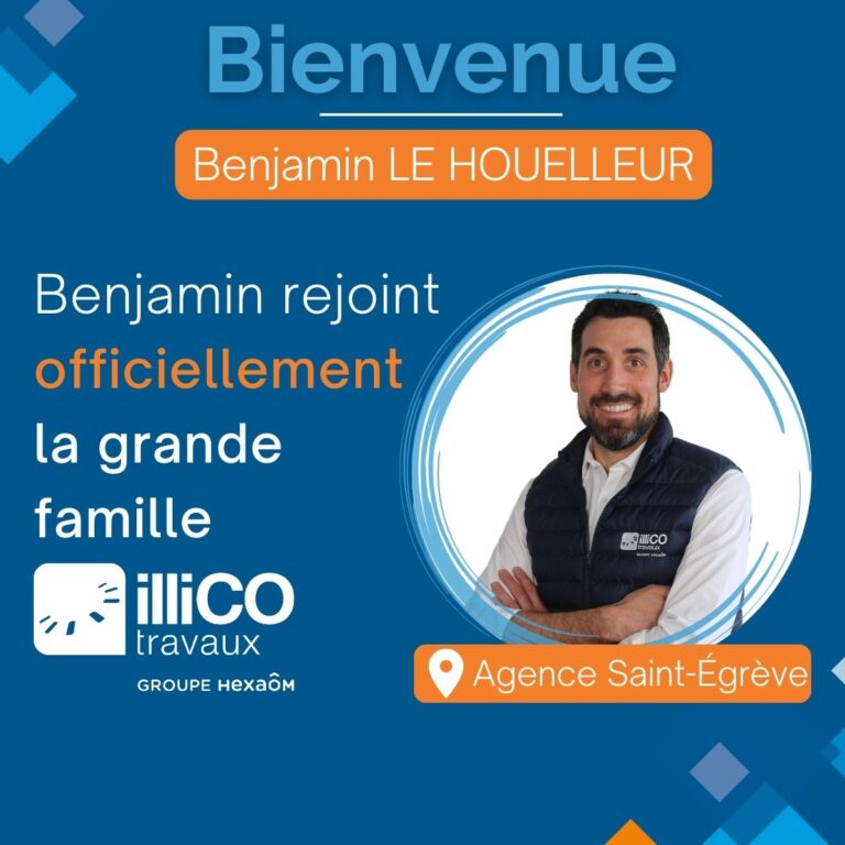 Bienvenue à Benjamin Le Houelleur, nouveau responsable d’agence en Isère (38)