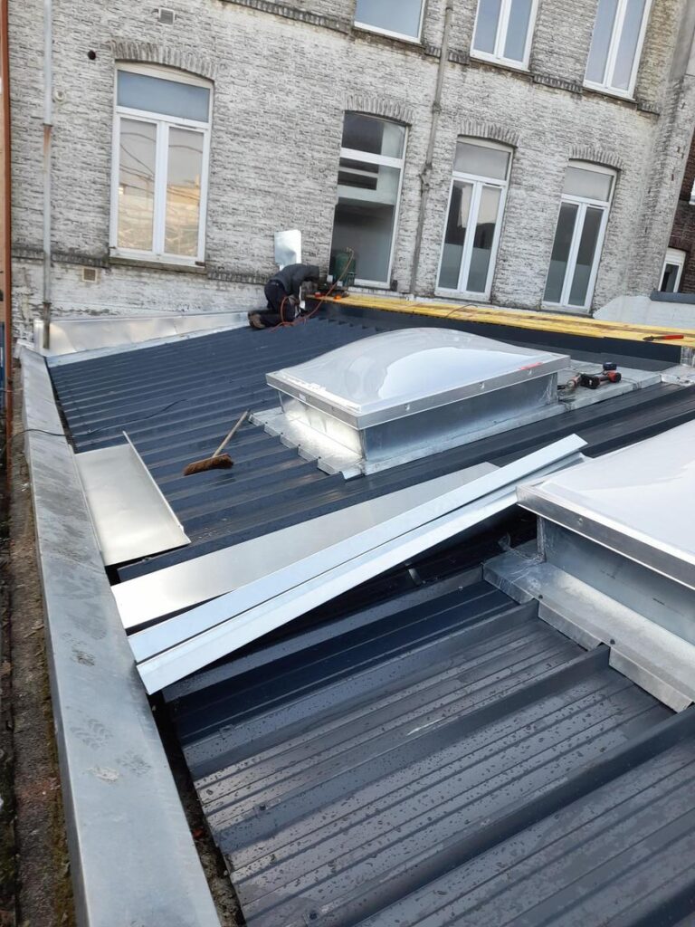Remplacement d'une toiture amiante à Lille