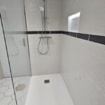 Rénovation d'une salle de bain à Haumont : nouvelle douche ultra plate