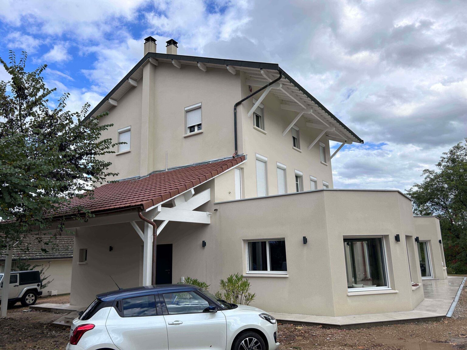 Rénovation et agrandissement de maison à Vaugneray (69)