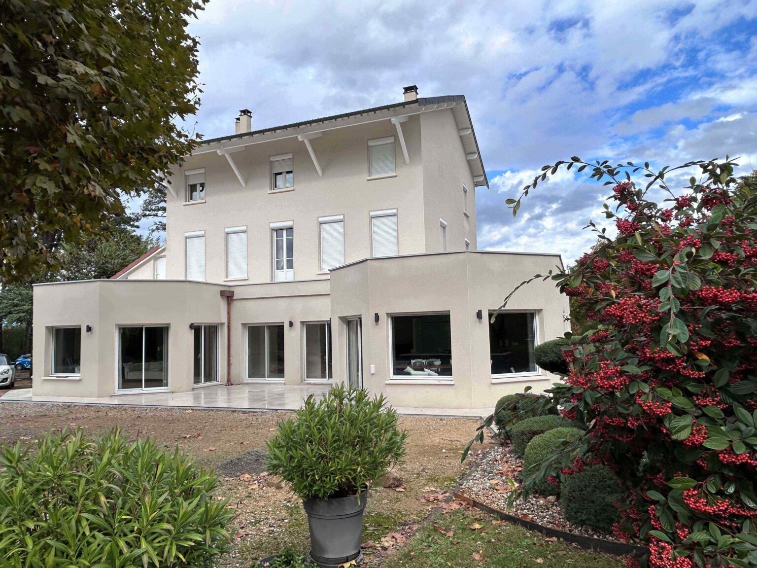 Rénovation et agrandissement de maison à Vaugneray (69)
