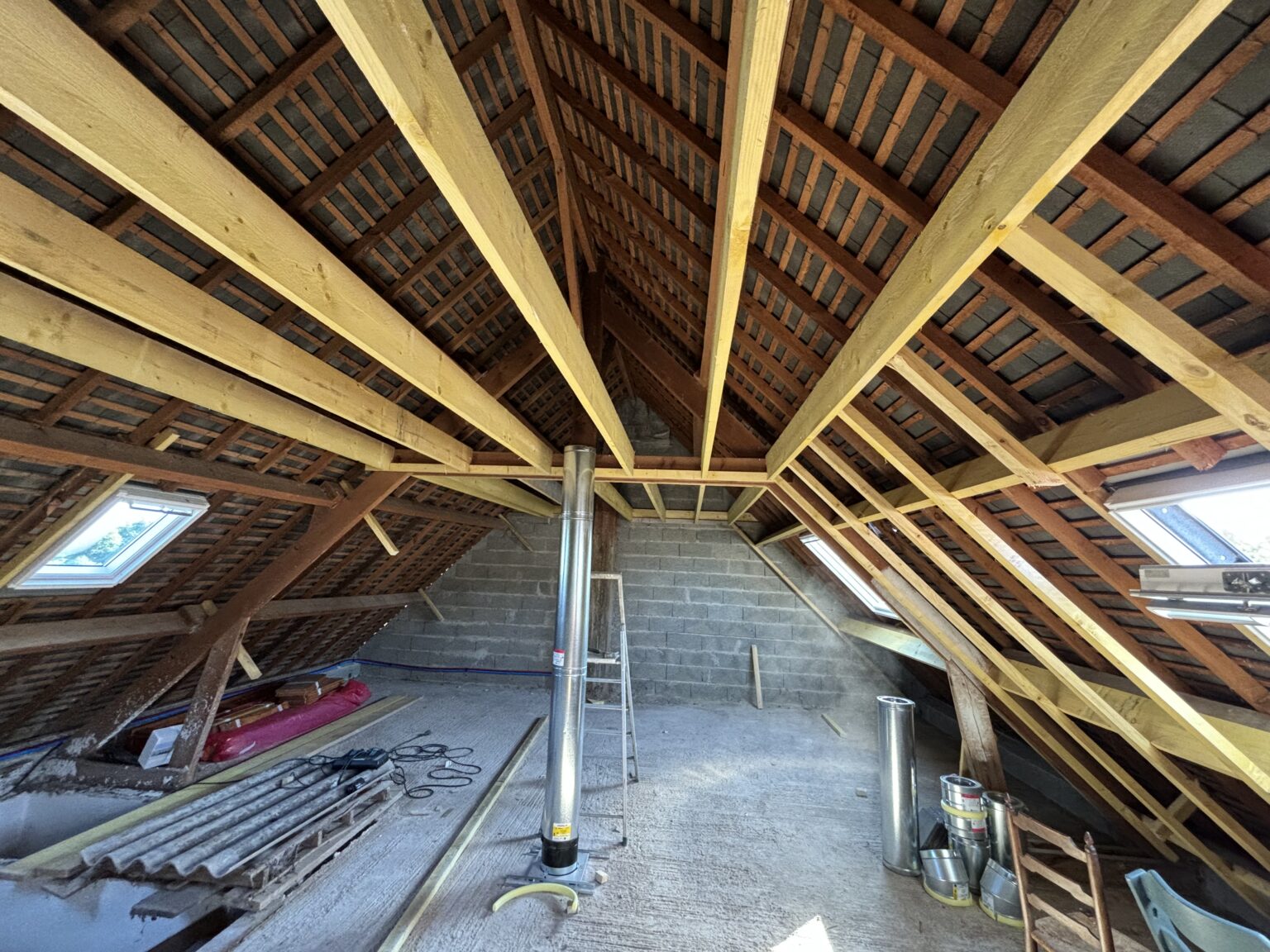 Aménagement de combles à La-Chapelle-Caro (56)