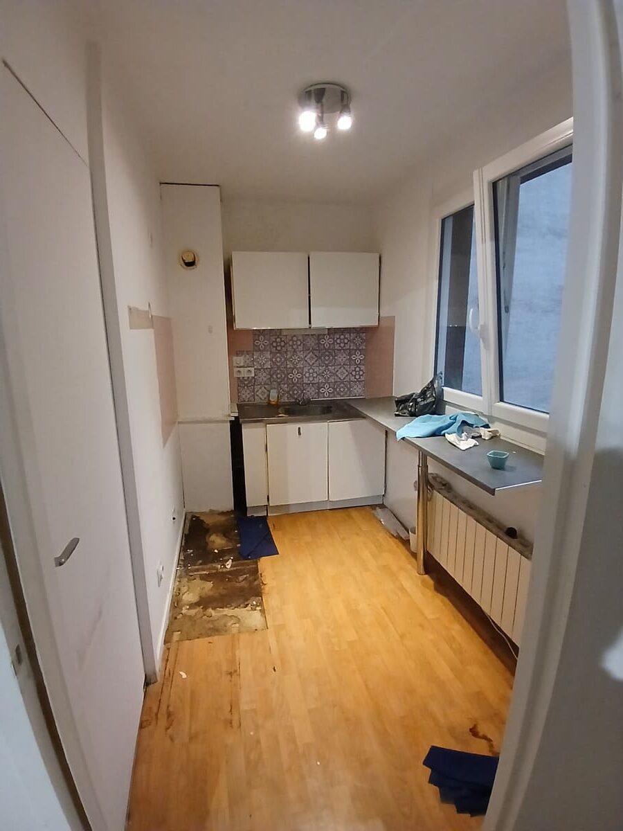 Rénovation d’une cuisine d’un appartement locatif à Lille (59)