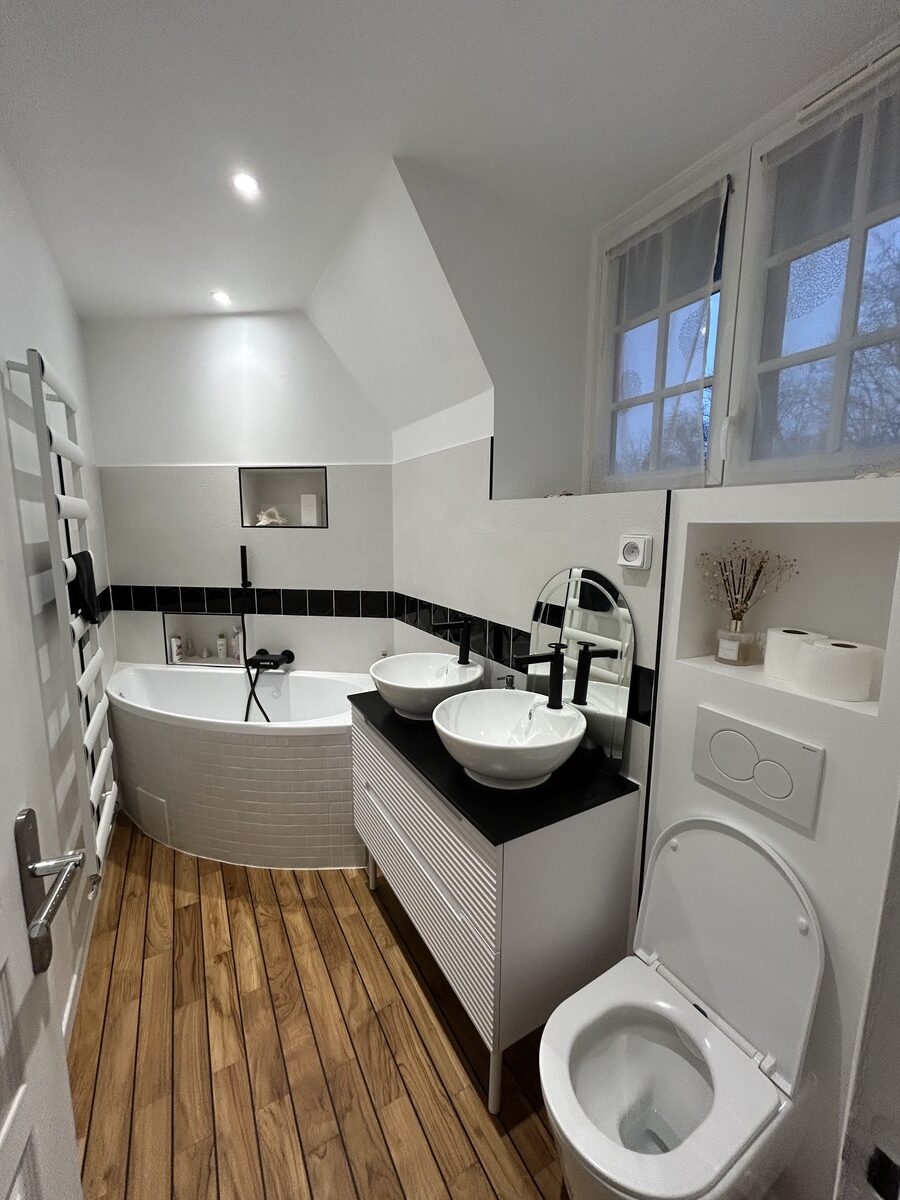 Rénovation d’une salle de bain à Montmorency (95)
