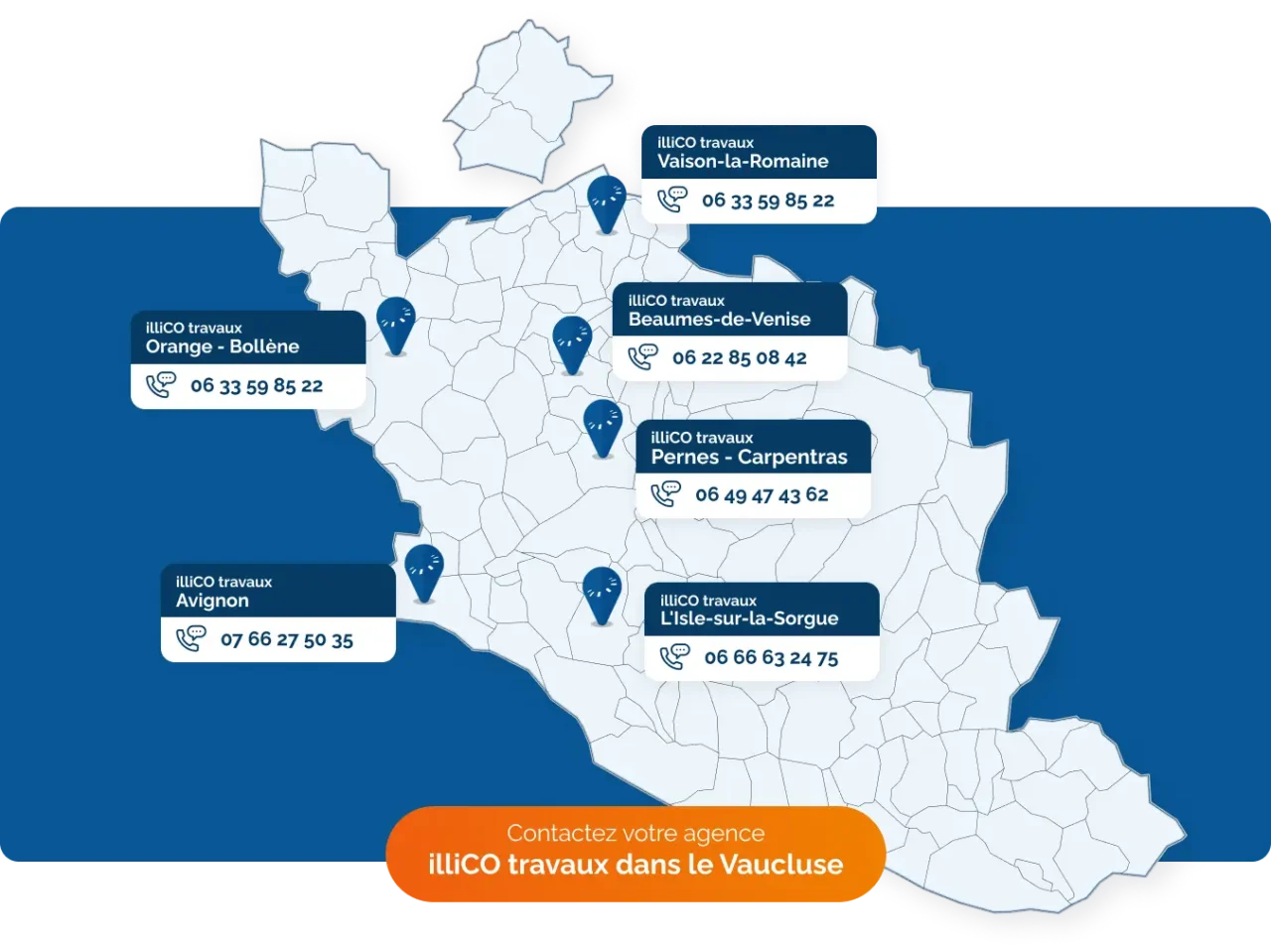Vos agences illiCO travaux dans le Vaucluse