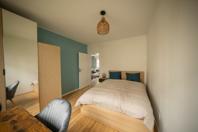 Aménagement colocation à Schiltigheim par illico travaux Strasbourg Nord : chambre
